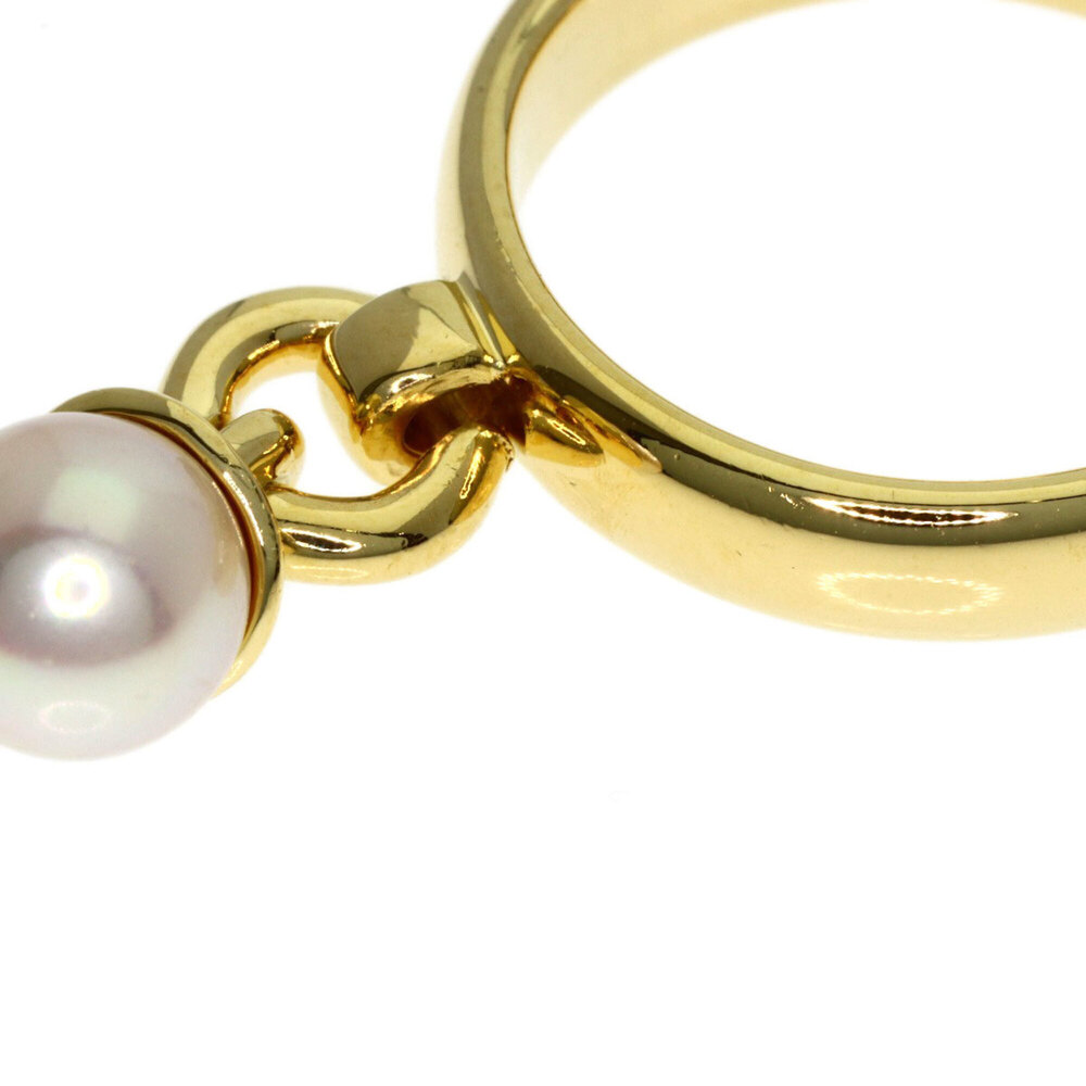 TIFFANY 18k Gold Pearl Ring - Picture 7 of 9